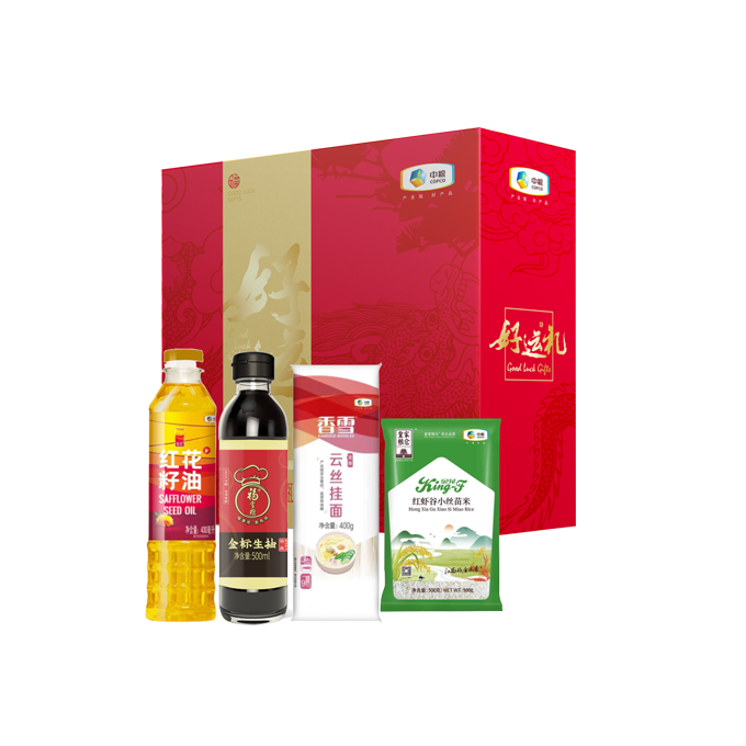 【中粮】中粮粮油礼盒A900g+900ml