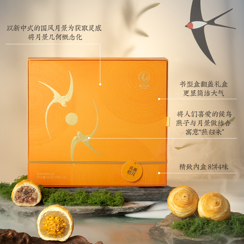 【南台月】皓彩中秋礼盒560g