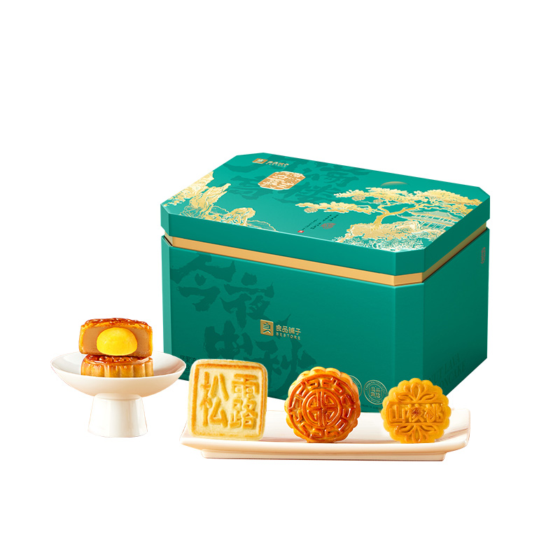 【良品铺子】坚果流心月·月满楼840g