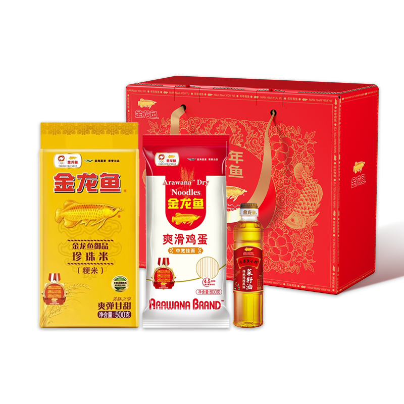 【金龙鱼】金龙鱼大礼包A款 400ml+1300g